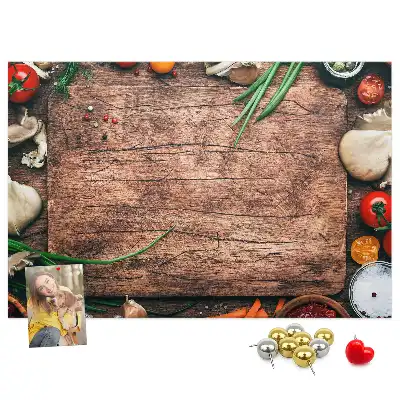 Printed Cork Memo Board