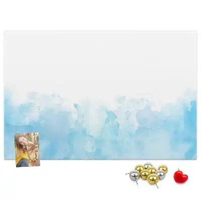 Painted splashes cork memo board
