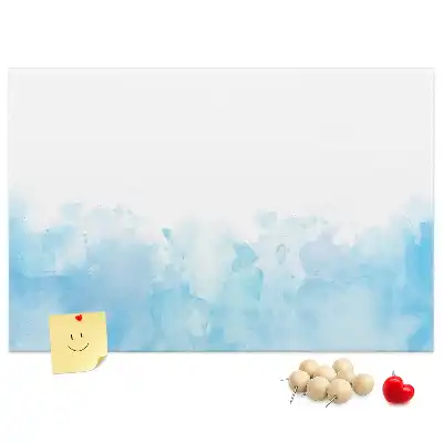 Painted splashes cork memo board