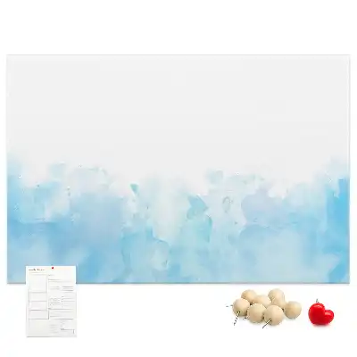 Painted splashes cork memo board