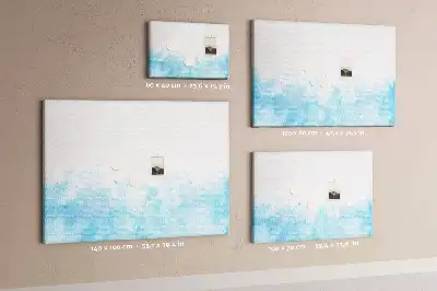 Painted splashes cork memo board