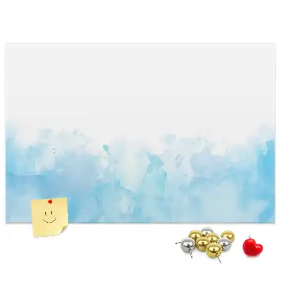 Painted splashes cork memo board