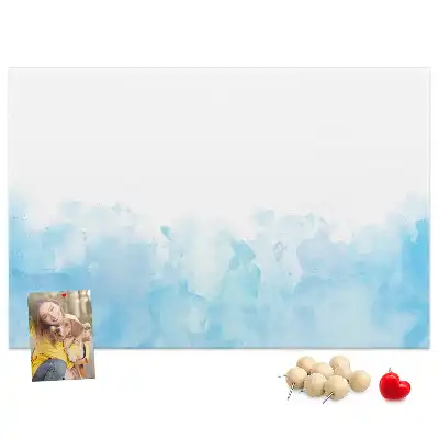 Painted splashes cork memo board