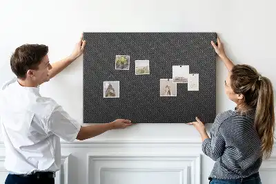 Cork memo board Dark abstraction