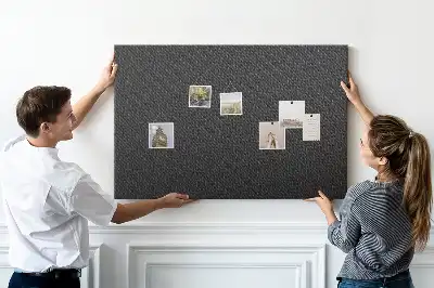 Dark abstraction cork memo board
