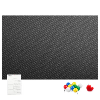 Dark abstraction cork memo board