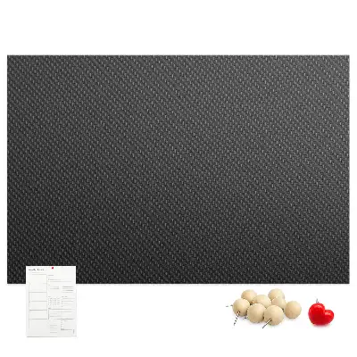 Dark abstraction cork memo board