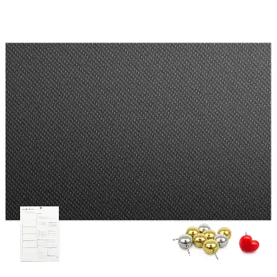 Dark abstraction cork memo board