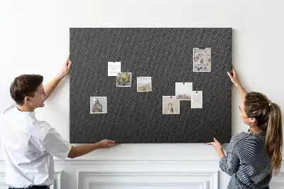 Dark abstraction cork memo board