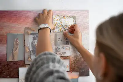 Misty Morning Printed Cork Memo Board