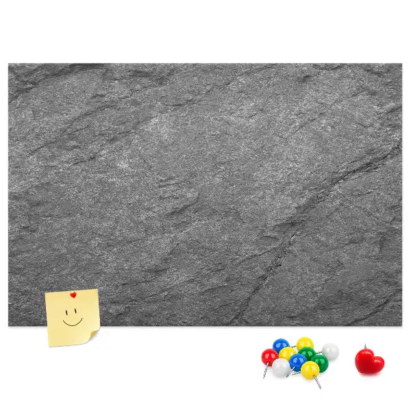 Volcanic rock printed cork board
