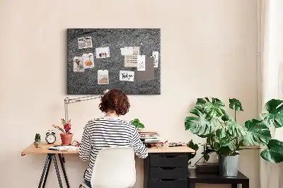 Volcanic rock printed cork board