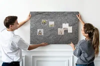 Volcanic rock printed cork board