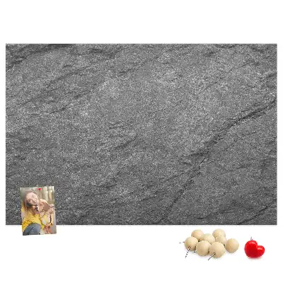Volcanic rock printed cork board
