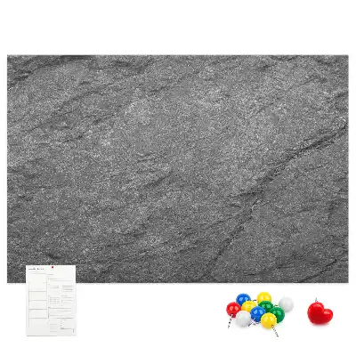 Volcanic rock printed cork board