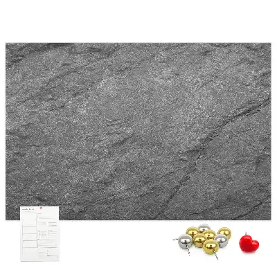 Volcanic rock printed cork board