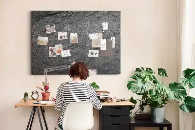 Volcanic rock printed cork board