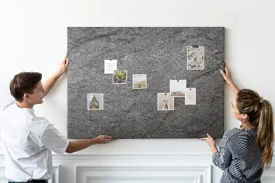 Volcanic rock printed cork board