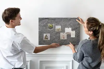 Volcanic rock printed cork board