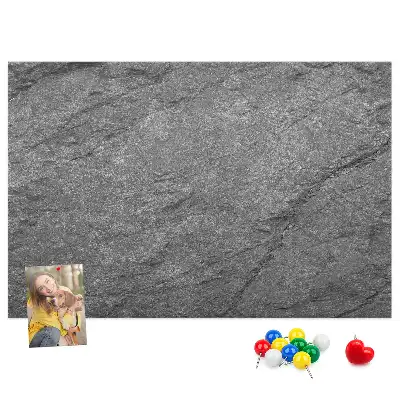 Volcanic rock printed cork board