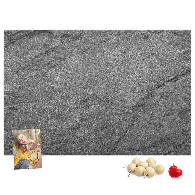 Volcanic rock printed cork board
