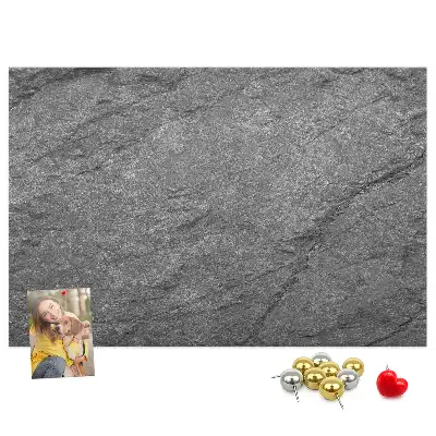Volcanic rock printed cork board