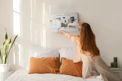 Cork Memo Board with World Flag Map