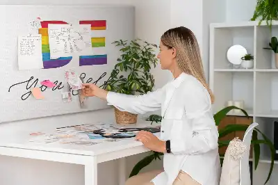 Be Yourself Printed Cork Memo Board