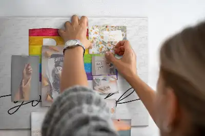 Be Yourself Printed Cork Memo Board