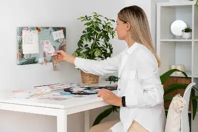 Summer Composition Cork Memo Board