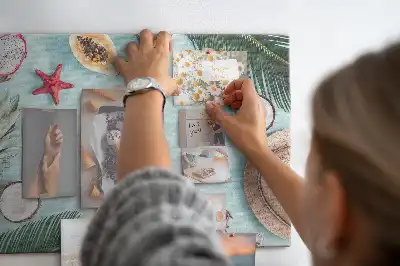 Summer Composition Cork Memo Board