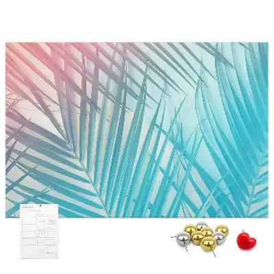 Cork memo board Tropical palm