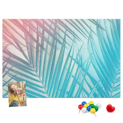 Tropical Palm Cork Memo Board