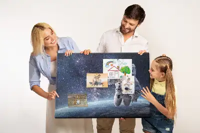Printed Cork Memo Board Astronaut