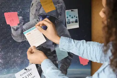 Printed Cork Memo Board Astronaut