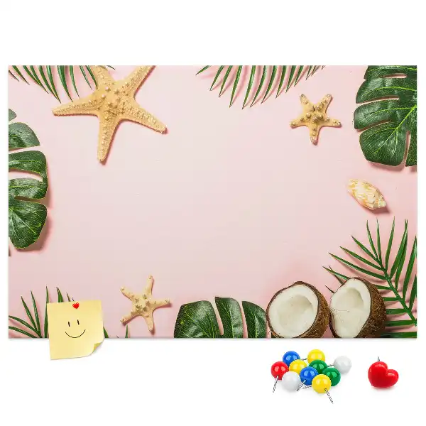 Printed Cork Board Summer mood