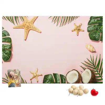 Summer Mood Printed Cork Board