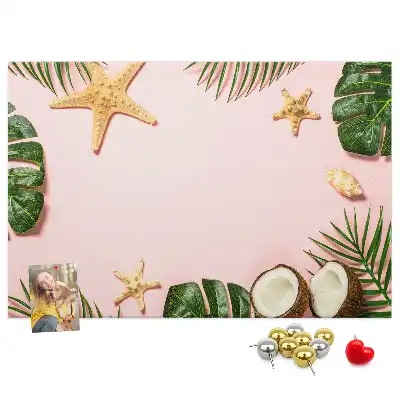 Summer Mood Printed Cork Board