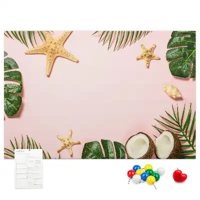 Printed Cork Board Summer mood