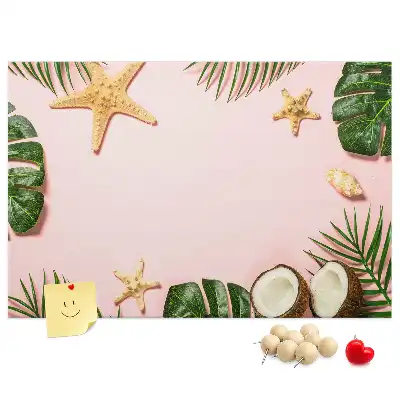 Printed Cork Board Summer mood