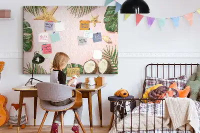 Summer Mood Printed Cork Board