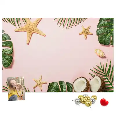 Summer Mood Printed Cork Board