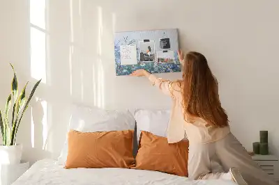 Printed Butterfly in the Meadow Cork Board