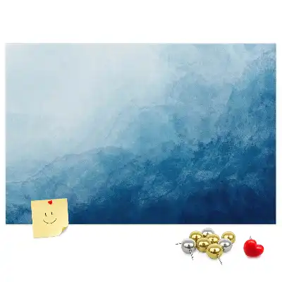 Water Abstraction Printed Cork Memo Board