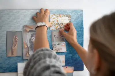 Water Abstraction Printed Cork Memo Board