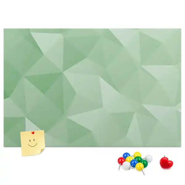 Abstract Printed Cork Board Triangles