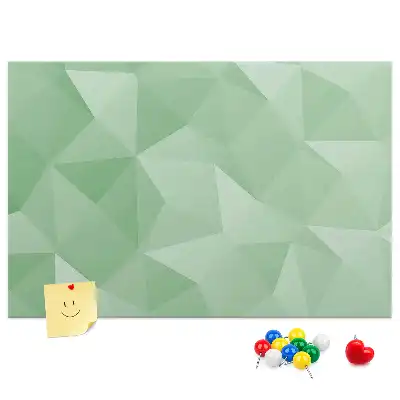 Abstract Printed Cork Board Triangles