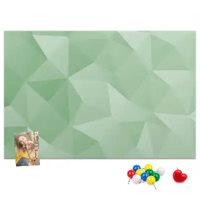 Abstract Printed Cork Board Triangles