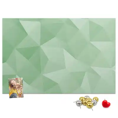 Abstract Printed Cork Board Triangles