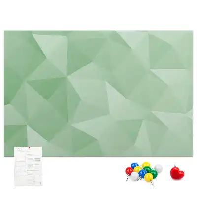 Abstract Printed Cork Board Triangles